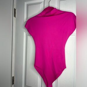 Zara hot pink bodysuit